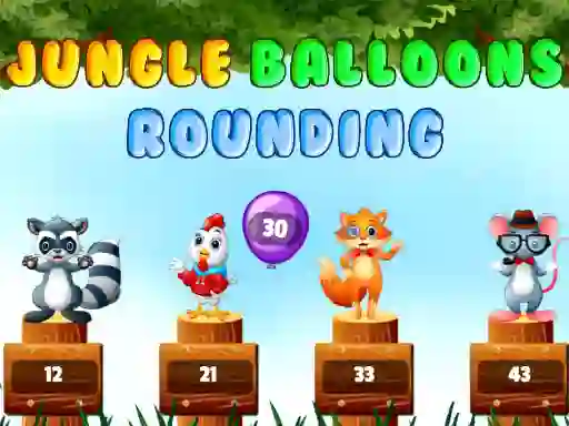 Spel Jungle balloons rounding på nätet