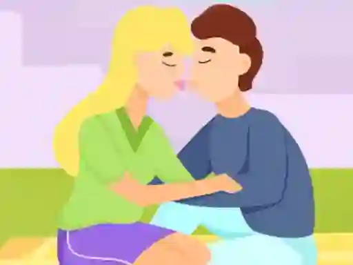 Spel Romantic Secret Kiss på nätet