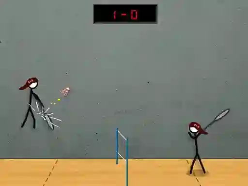 Spel Stick Figure Badminton 2 på nätet