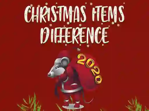 Spel Christmas Items Differences på nätet