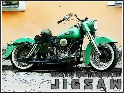 Spel Heavy Motorbikes Jigsaw på nätet