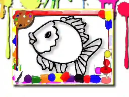 Spel Fish Coloring Book på nätet
