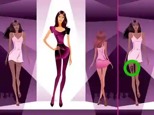 Spel Fashion Models Differences på nätet