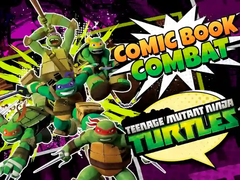 Spel Teenage Mutant Ninja Turtles Comic book Combat på nätet