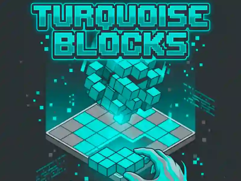 Spel Turquoise Blocks på nätet