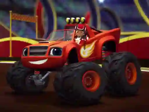 Spel Blaze Monster Trucks Hidden Stars på nätet