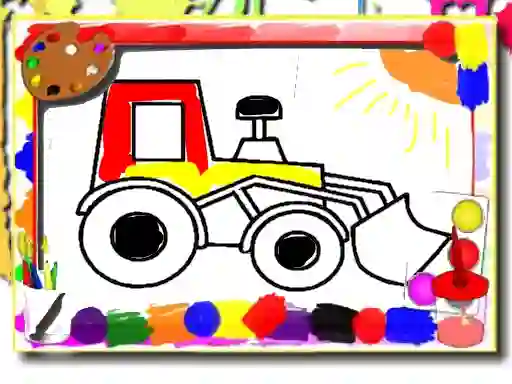 Spel Back to School: Kids Car Coloring på nätet