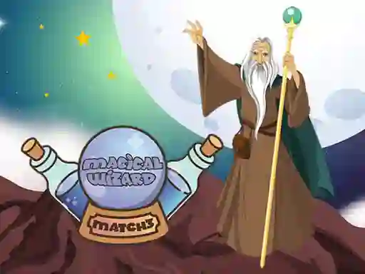 Spel Magical Wizard Match 3 på nätet