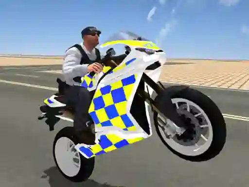 Spel Super Stunt Police Bike Simulator 3D på nätet