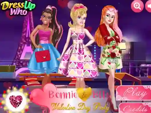 Spel Bonnie and BFFs Valentine Day Party på nätet
