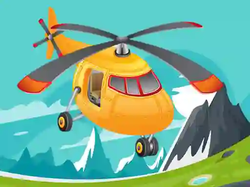 Spel Helicopter Jigsaw på nätet