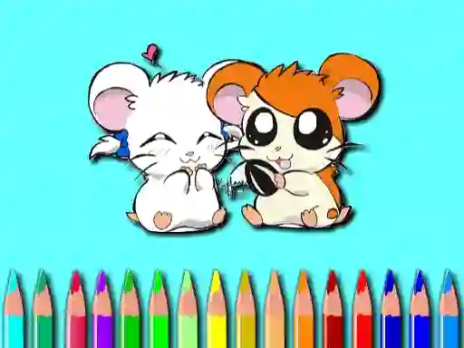 Spel Hamster Coloring Book på nätet