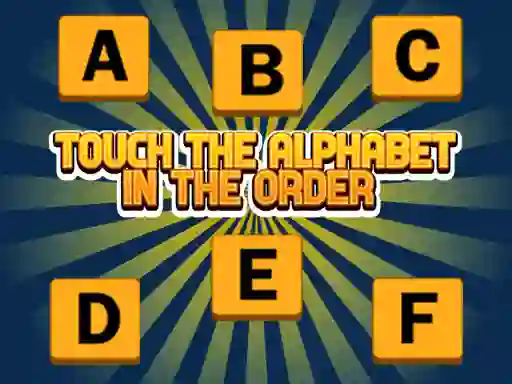 Spel Touch The Alphabet In The Oder på nätet