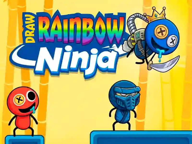 Spel Draw Rainbow Ninja på nätet