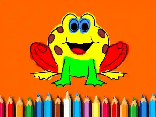 Spel Back To School: Frog Coloring Book på nätet