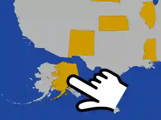 Spel USA Map Challenge på nätet