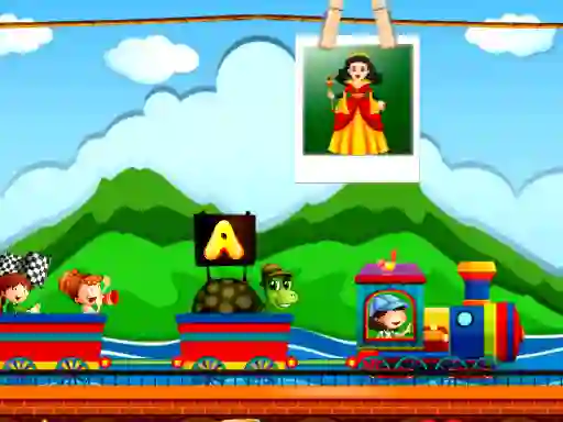 Spel Alphabetic train på nätet