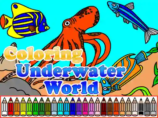 Spel Coloring Underwater World på nätet