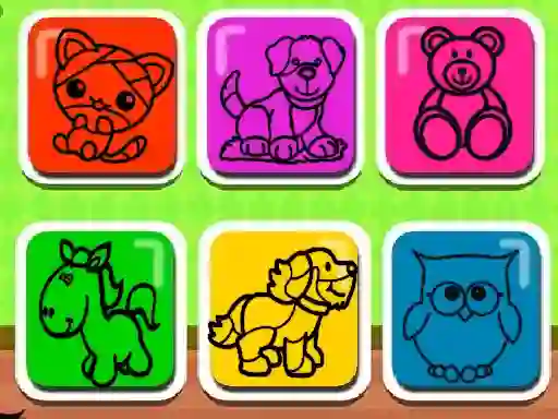 Spel Easy Kids Coloring Game på nätet