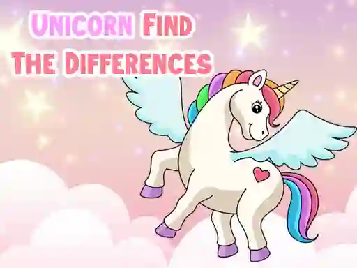 Spel Unicorn Find The Differences på nätet