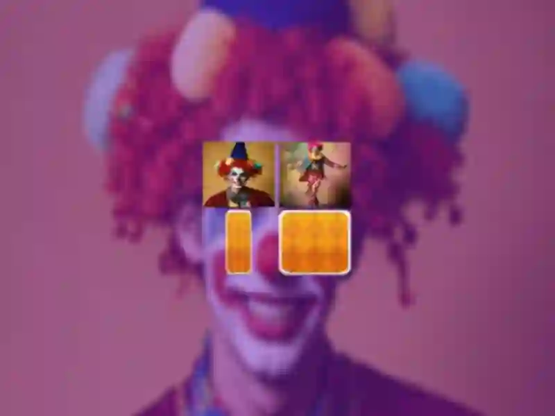 Spel Clown Memory Match på nätet