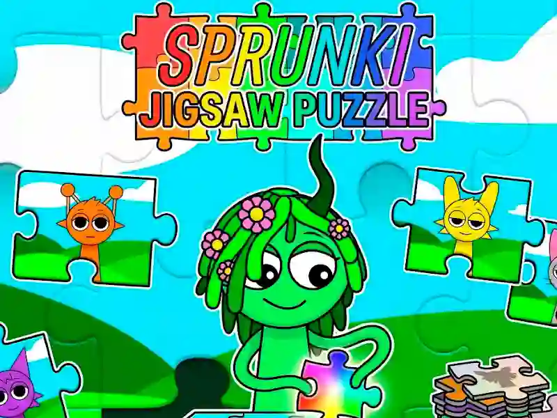 Spel Sprunki Jigsaw Puzzle på nätet