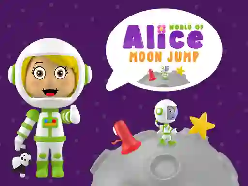 Spel World of Alice Moon Jump på nätet