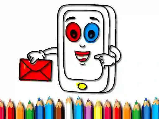 Spel Mobile Phone Coloring Book på nätet