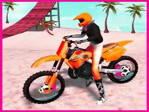 Spel Motocross Beach Jumping Bike Stunt på nätet