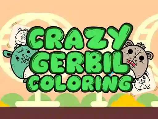 Spel Crazy Gerbil Coloring på nätet