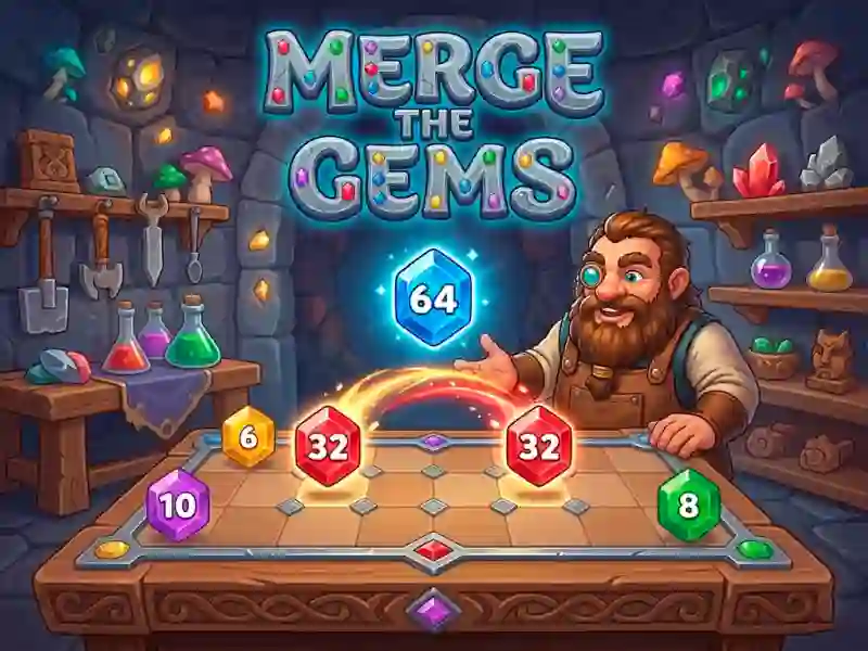 Spel Merge the Gems på nätet