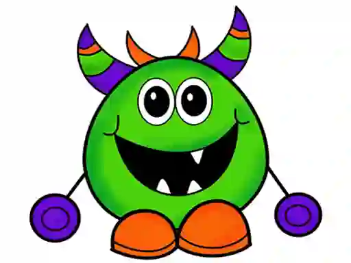 Spel Monsters Memory Match på nätet