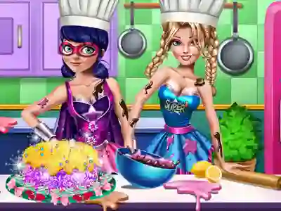 Spel SuperHero Cooking Contest på nätet