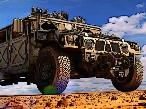Spel Military Transport Vehicle på nätet