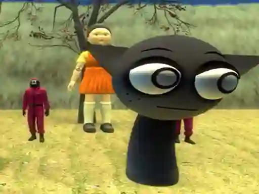 Spel Squid Game Sprunki Hide på nätet