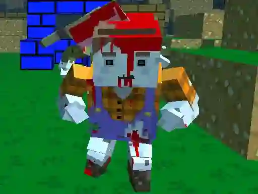 Spel Pixel Gun Apocalypse 4 Zombie Invazion på nätet