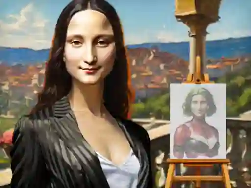 Spel Mona Lisa Fashion Experiments på nätet