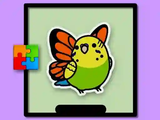 Spel Cute Budgie Puzzle på nätet
