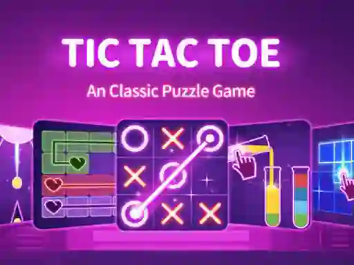 Spel Tic Tac Toe: A Group Of Classic Game på nätet