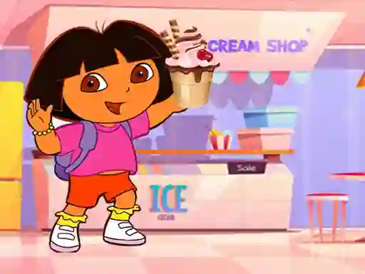 Spel Ice Cream Maker With Dora på nätet