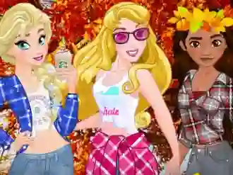 Spel Princess Fall Flannels på nätet