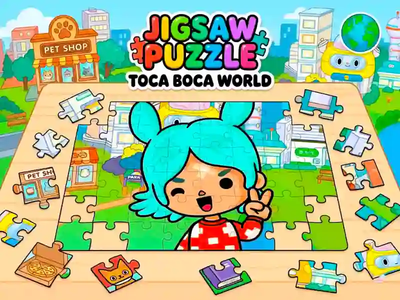 Spel Jigsaw Puzzle: Toca Boca World på nätet