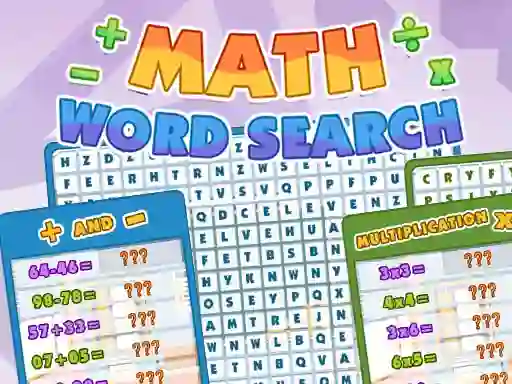 Spel Math Word Search på nätet