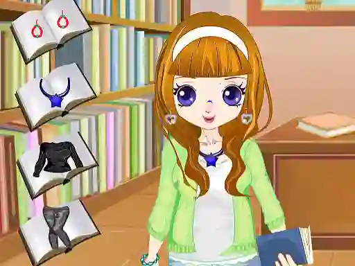 Spel Library Girl Dressup på nätet