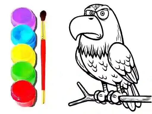 Spel Eagle Coloring Book på nätet