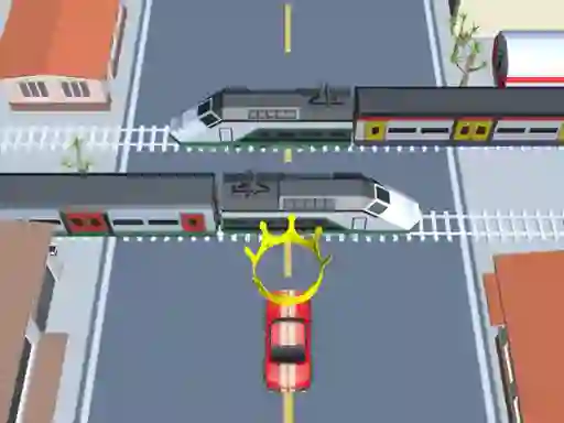Spel Car vs Train på nätet