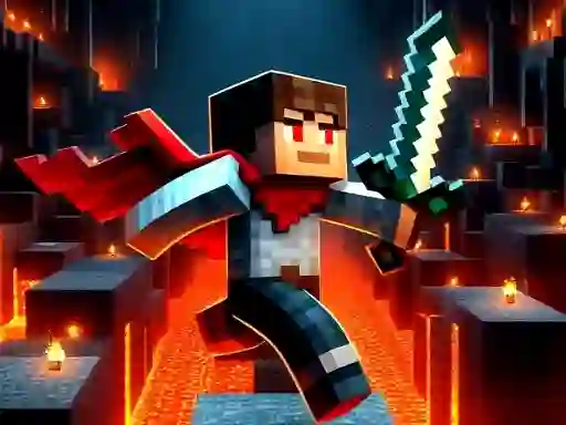 Spel Mineblock Obby på nätet