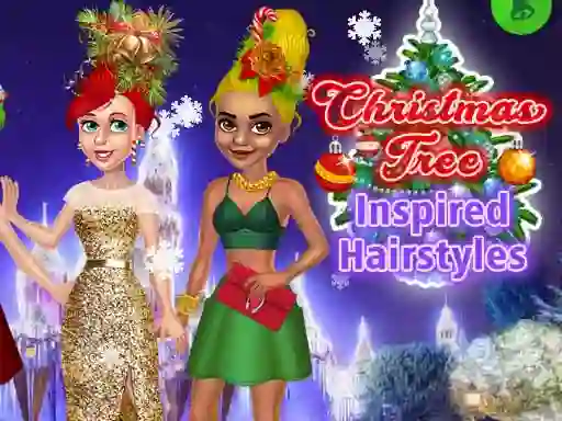 Spel Christmas Tree Inspired Hairstyles på nätet