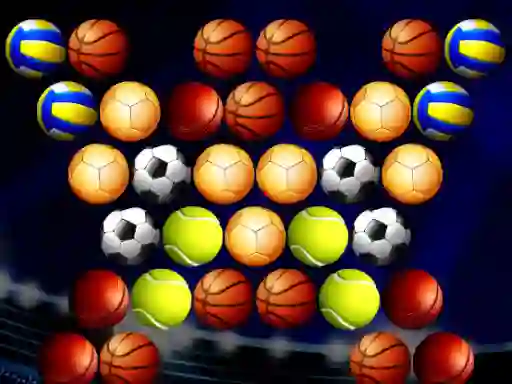 Spel Bubble Shooter Golden Football på nätet