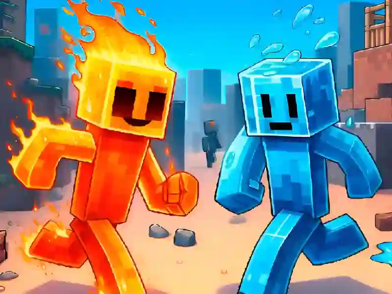Spel Fire and Water Stickman på nätet